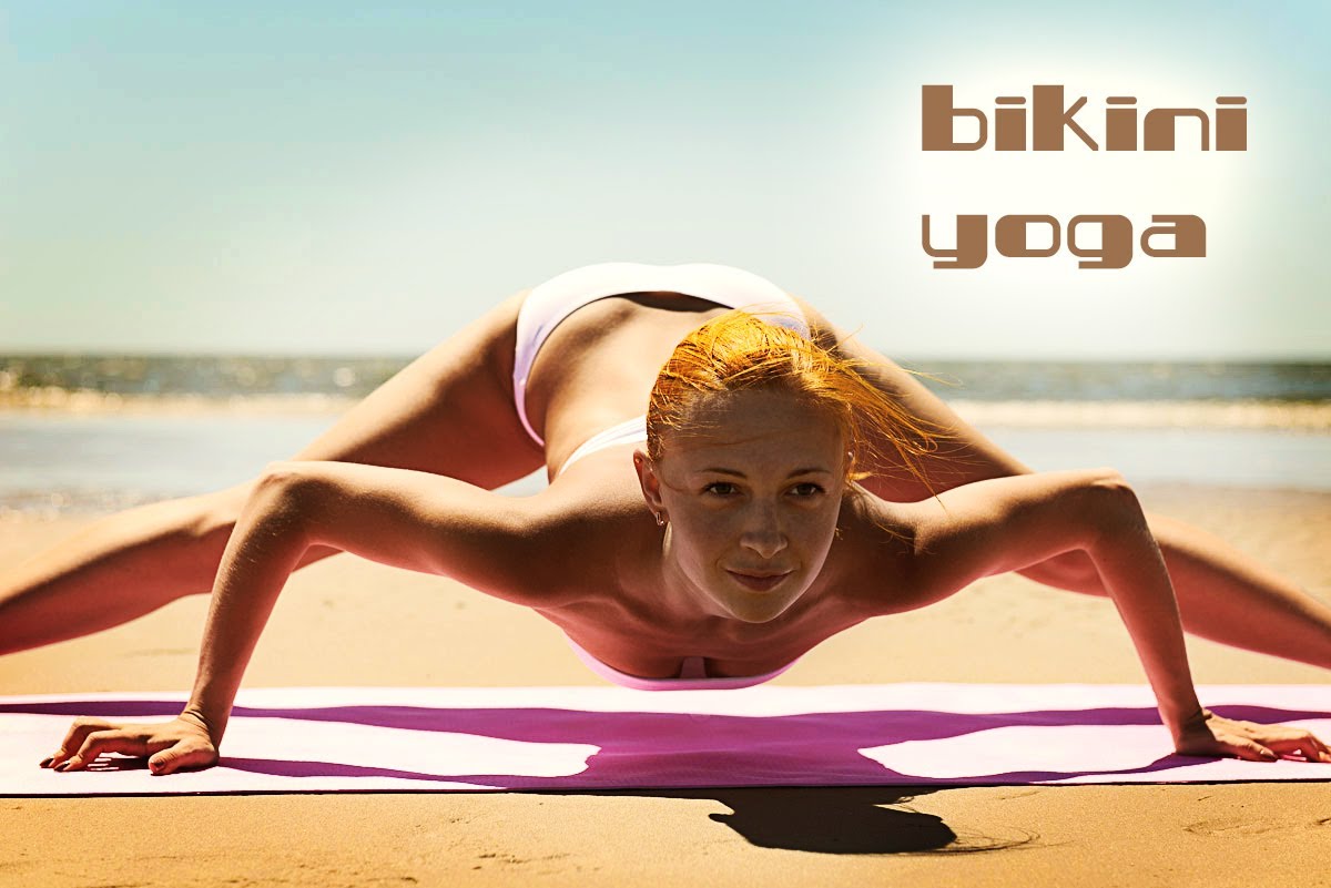 Girls naked yoga beach