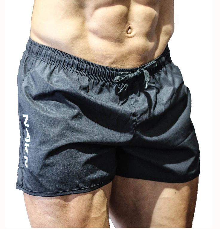Gym Clothes for Men : NAKD Flex Shorts black with white - Nakd ...