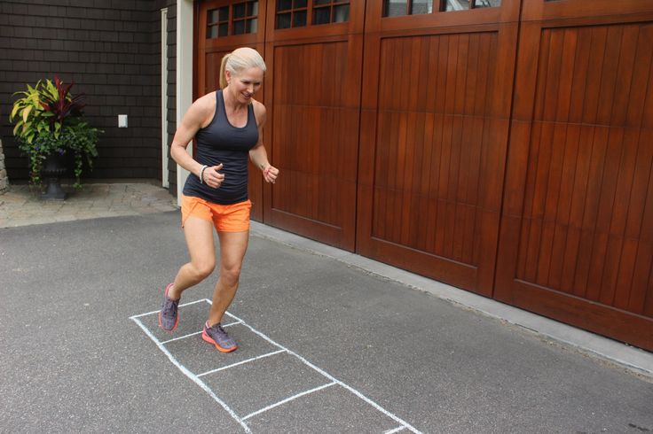 Hit the driveway for a fun and free sweaty workout! Just look at the boxes in th...