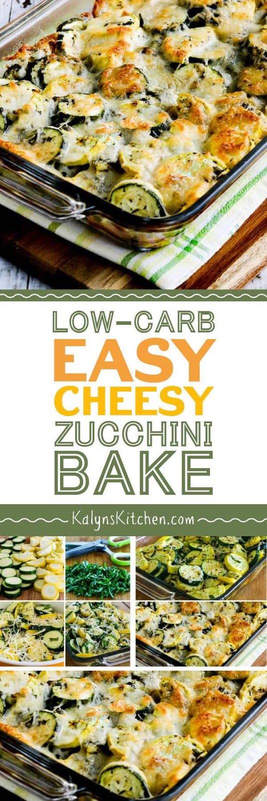 I've updated the photos for this mega-popular Low-Carb Easy Cheesy Zucchini Bake...