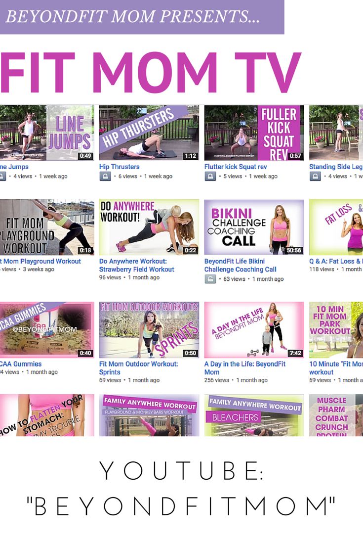 FIT MOM TV: Check back weekly for new recipes, workouts, exercise demos and more...