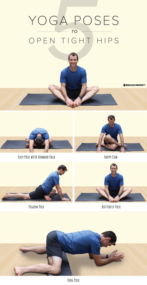 Suffering from tight hips? These 5 yoga poses will help loosen them and open the...