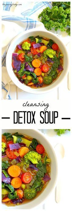 Cleansing Detox Soup || Immune-boosting, wholesome, vegan, oil free, and gluten ...