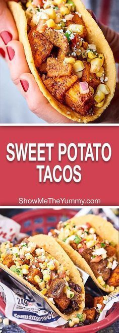 These Sweet Potato Tacos are gluten free, vegan, healthy, and oh yeah, absolutel...