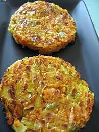 Rosti de poireau au paprika ( recette weight watchers )