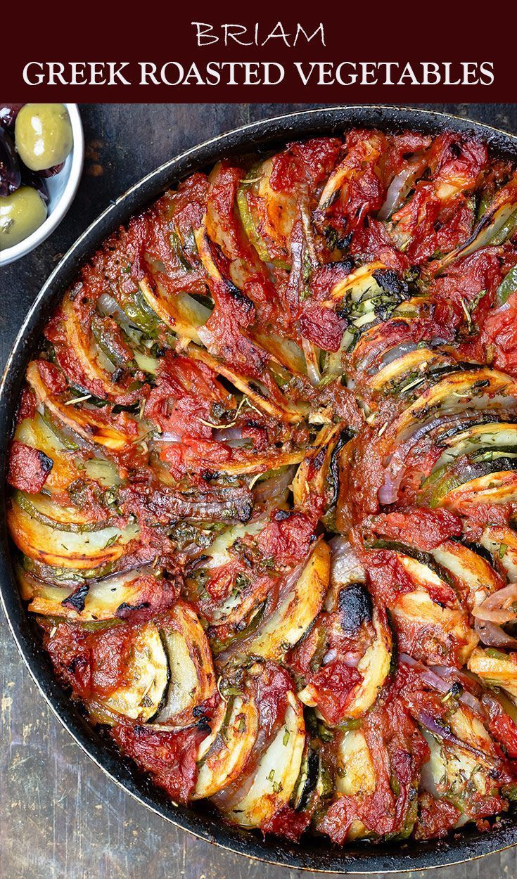 Briam: Traditional Greek Roasted Vegetables