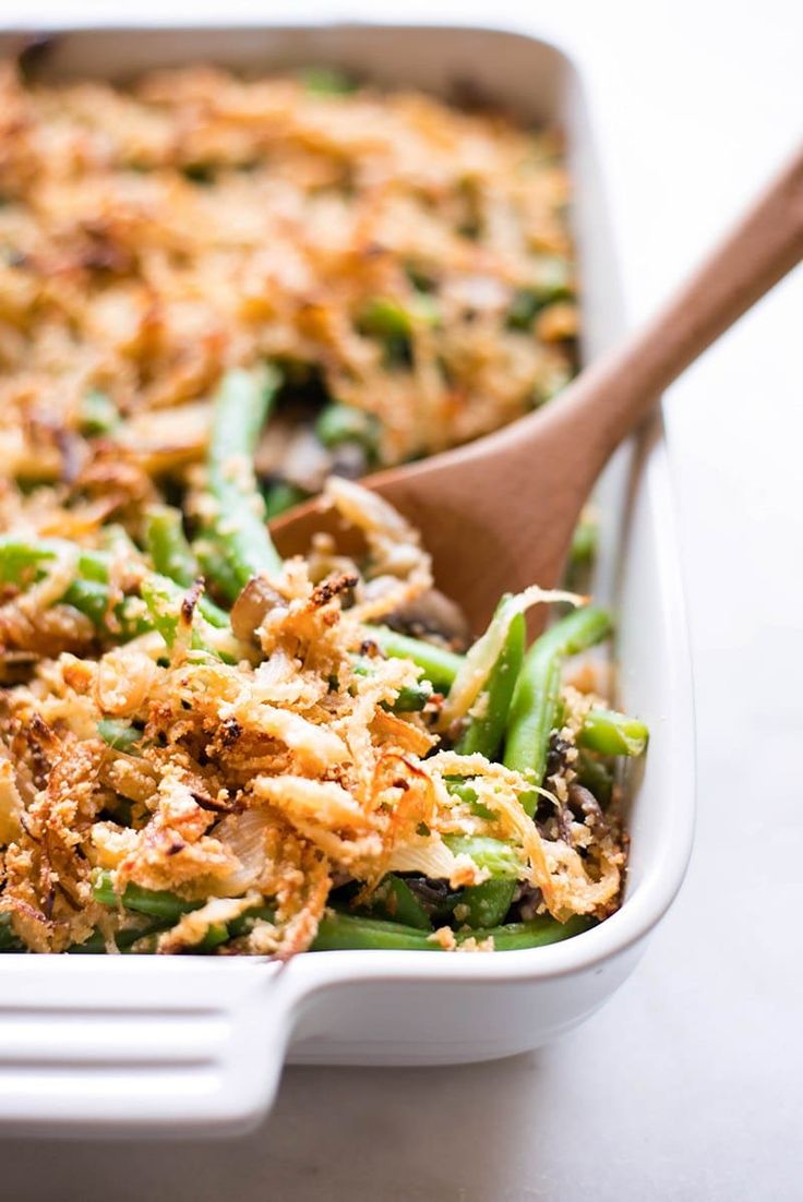 Healthy Green Bean Casserole