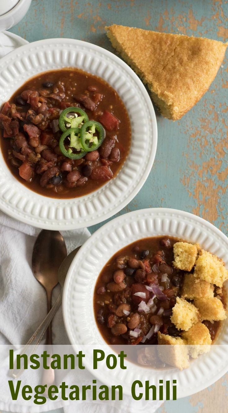 Instant Pot Vegetarian Chili