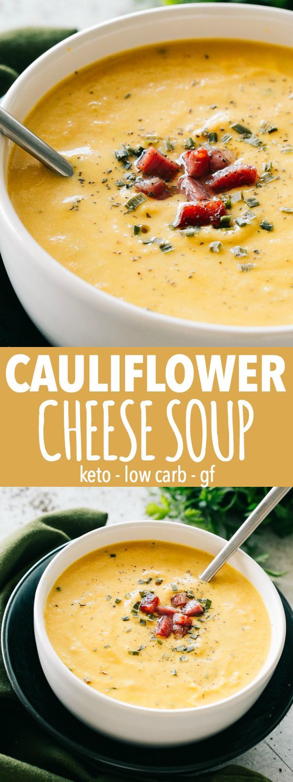 Cauliflower Cheese Soup Recipe | Low Carb & Keto Recipe