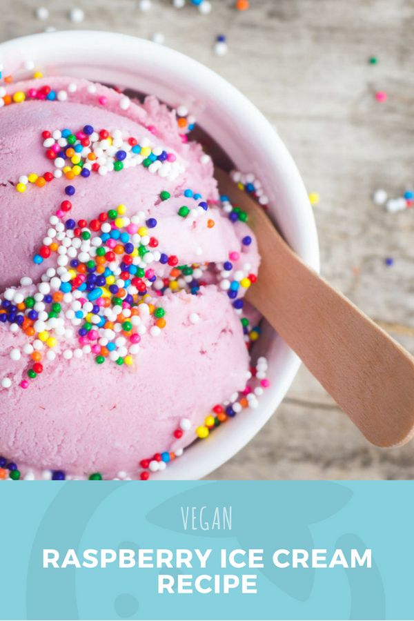 Raspberry Vegan Ice Cream