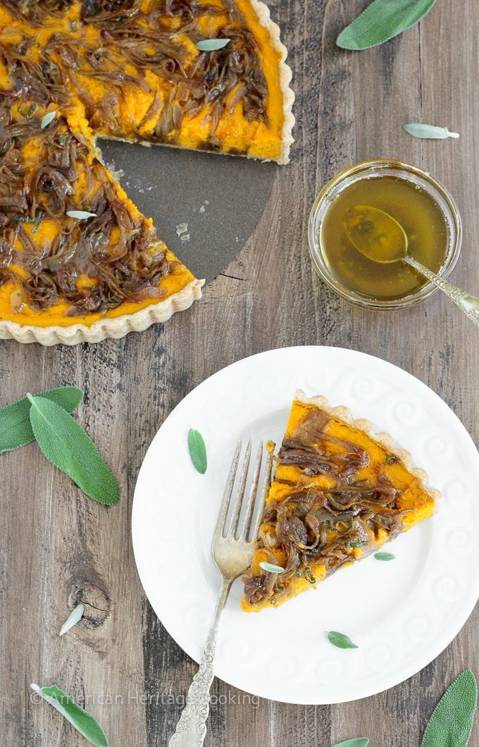 Savory Butternut Squash Carrot Tart