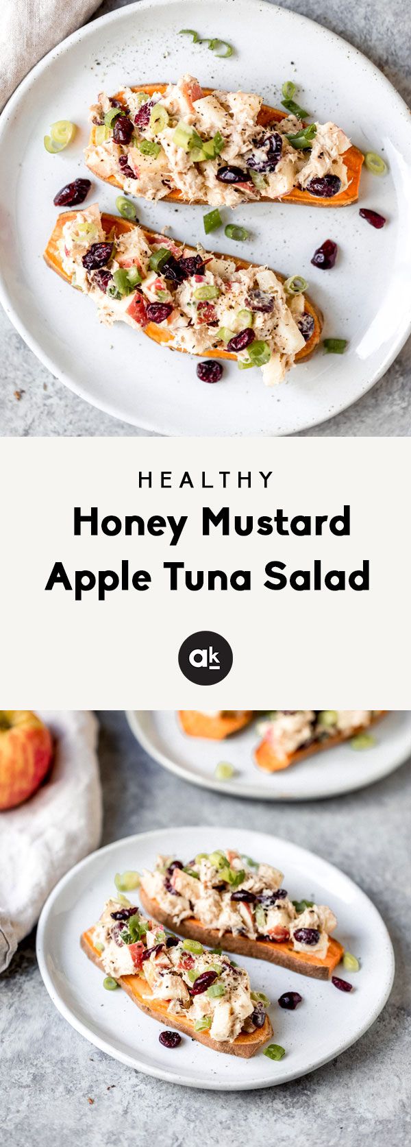 Honey Mustard Apple Tuna Salad