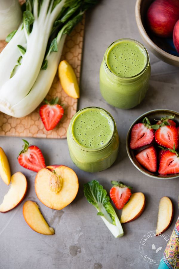 Strawberry peach refresher