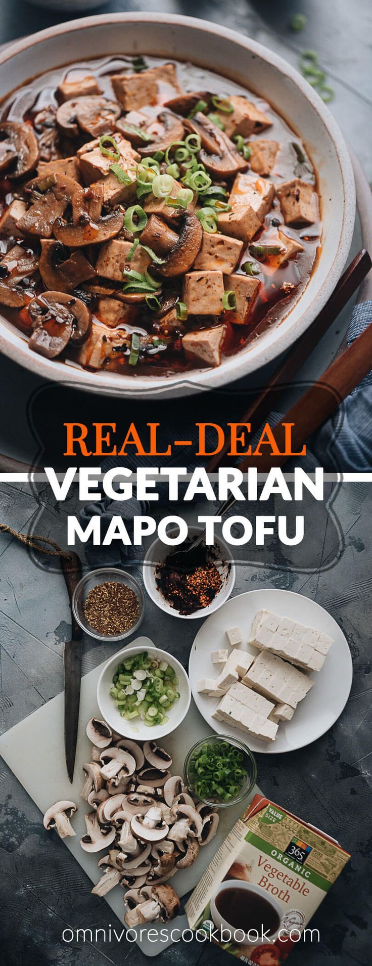 Vegetarian Mapo Tofu