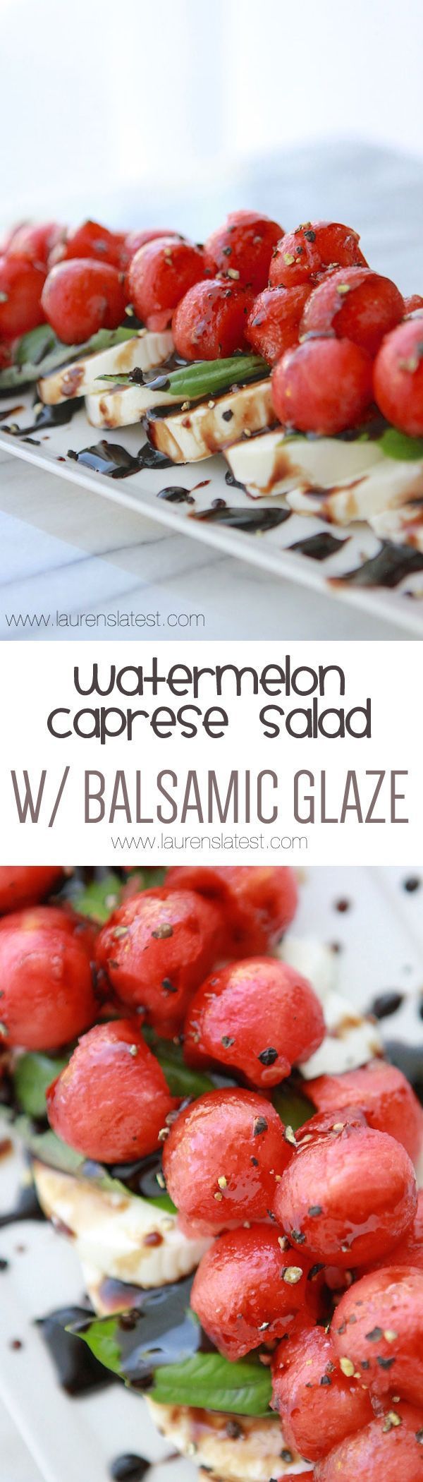 Watermelon Caprese Salad