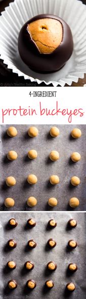 4-Ingredient Protein Buckeyes