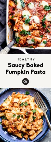 Saucy Baked Pumpkin Pasta