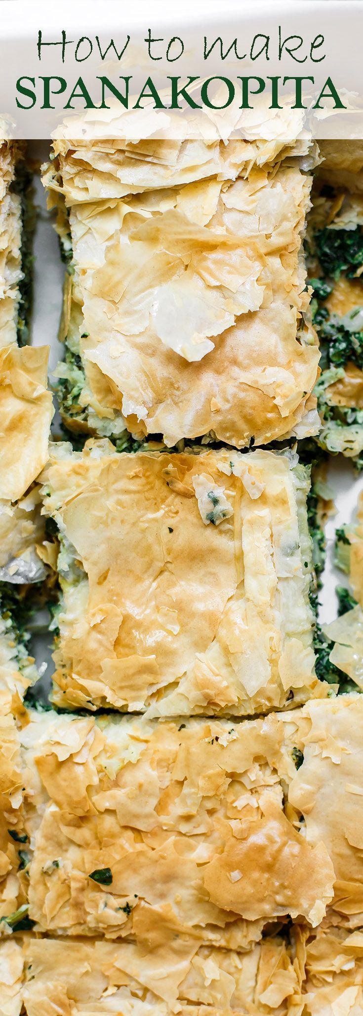 Spanakopita Recipe (Greek Spinach Pie Tutorial) | The Mediterranean Dish