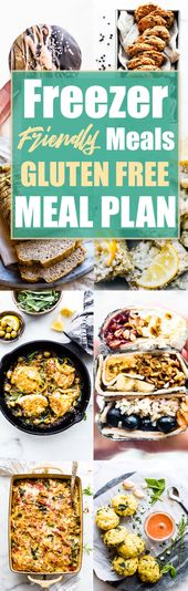 Freezer Friendly Meals Gluten Free Meal Plan Recipes | Cotter Crunch