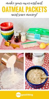 Need Breakfast In A Hurry? Make These Easy Instant Oatmeal Packets